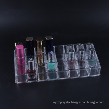 Transparent Cosmetics Storage Box Nail Polish Lip Gloss Lipstick